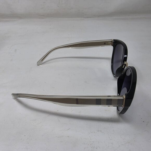 BURBERRY Sunglasses BE-4249 30018G Black Gold Plaid Frame Gray Gradient Lenses main image 12